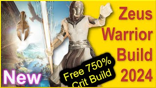 Assassins Creed Odyssey  Zeus God Build  Max Damage Warrior Build 2024  100 Free  Best Build [upl. by Nicky]