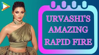 Urvashi Rautela’s SUPERB Rapid Fire  Salman Khan  Priyanka Chopra  Varun Dhawan  Tiger Shroff [upl. by Scully195]