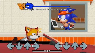 FNF Dorkly Tails vs Dorkly Sonic  Burger Time Hungry [upl. by Blalock]