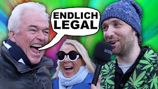 So feiert Deutschland die Legalisierung🥦  Straßenumfrage [upl. by Cameron]