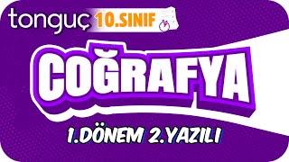 10Sınıf Coğrafya 1Dönem 2Yazılıya Hazırlık 📑 2024 [upl. by Dar26]