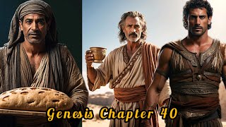 Joseph Interprets the BAKER and CUPBEARERS Dreams  AI Bible  Genesis 39  Full Chapter  BR [upl. by Kinelski]