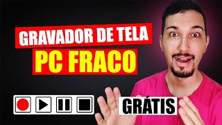 Gravador de tela para PC FRACO GRÁTIS e SEM MARCA DAGUA  SurFlex [upl. by Seem]