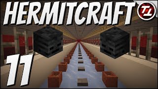 Hermitcraft VI 11  New Wither Skeleton Farm Design [upl. by Ahsinelg]