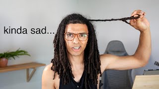 Cutting My Dreads After 4 Years [upl. by Ahsiei]