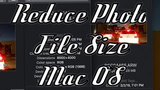 How To Reduce Image File Size On Mac [upl. by Zildjian333]