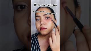 ORANGE CORRECTOR VS CONCEALER makuphacks darkcircles makeuptutorial beautytips viralshorts [upl. by Catima477]