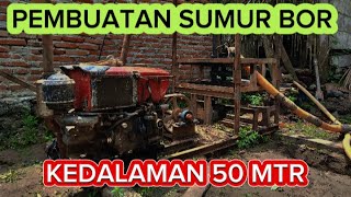 PROSES PEMBUATAN SUMUR BOR  PAKAI MESIN DIESEL [upl. by Ikram181]