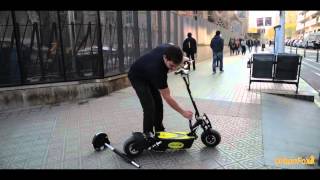 Patinete eléctrico Urban Fox  demostración Barcelona  tecnociocom [upl. by Levania101]