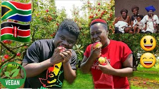 🇿🇦😃HOW THIS KENYAN WOMAN BECAME A MILLIONAIRE GROWING APPLES IN AFRICASOUTH AFRICARAW VEGAN FRUIT [upl. by Hennebery]