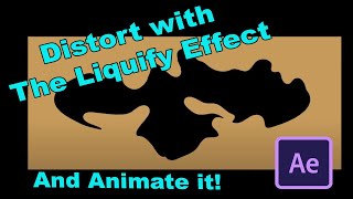 Distorting with the Liquify Effect in After Effects [upl. by Eyahc]