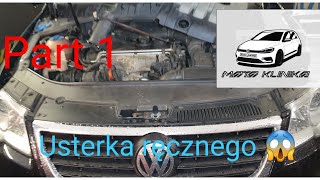 Vw Passat B6 awaria hamulca ręcznego [upl. by Rourke]