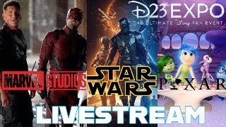 D23 Entertainment Showcase Coverage MARVEL STAR WARS PIXAR AND MORE [upl. by Lesslie]