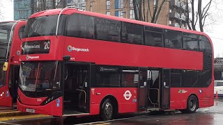 EV Catch  SLN  E400 EV  84174  LG21HZN  on Route 20  at Walthamstow Bus Stands  22022024 [upl. by Ahcire]