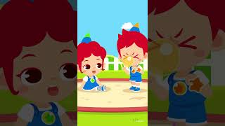 Shorts  Icky Sticky Bubble Gum  Nursery Rhymes  JunyTony KidsSongs [upl. by Iclehc]