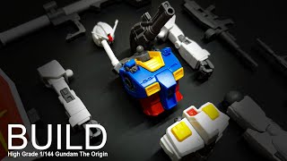 HG 1144 RX782 GUNDAM THE ORIGIN ASMR BUILD  gundam build  gundam asmr  gunpla asmr  Gunpla [upl. by Kleon136]