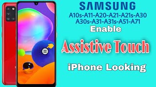 Assistive Touch Samsung Galaxy A10sA11A20A21A21sA30A30sA31A31sA51A71 [upl. by Aleahc]