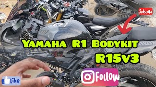 YAMAHA R1 kee Body kit R15 V3 Me  TheOGRider♥️ [upl. by Stag]