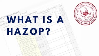 What is a HAZOP A Crash Course [upl. by Dnomsed211]