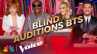 An Exclusive BehindtheScenes Look at Bublé Gwen Reba and Snoops New Season  The Voice  NBC [upl. by Sekofski755]