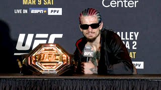 Sean OMalley PostFight Press Conference  UFC 299 [upl. by Roter]