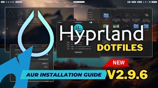 ML4W Dotfiles 296 as AUR Easy installation of HYPRLAND for Arch Linux Garuda Manjaro and more [upl. by Stahl]