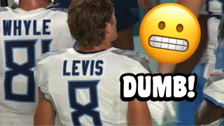 Will Levis STUPID Interception 😳👀 Titans Vs Dolphins 2024 highlights [upl. by Cavit76]