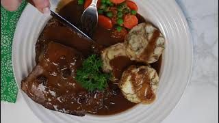 Sauerbraten Rhenish  Authentic German Sauerbraten Recipe [upl. by Rahmann]