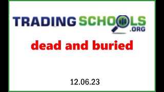 Dr Handleys Review Trading Schools dead and buried [upl. by Laddie762]