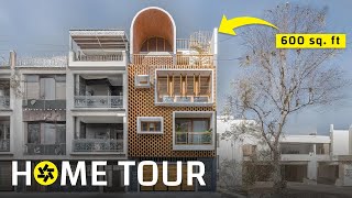 This 20 X 30 Compact Home in Bengaluru Flaunts a Vault Roof House Tour [upl. by Amalberga]