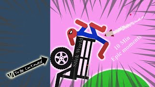 10 Min Best falls  Stickman Dismounting funny and epic moments  Like a boss compilation 388 [upl. by Irol]