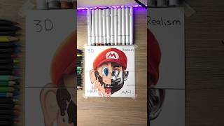 Dibujando a Mario Bross Metalizado 🤯🤖 mariobros drawing dibujo [upl. by Ayetal]