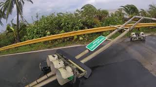 Huracan Maria en Puerto Rico con Go pro antes y despues [upl. by Enelloc]