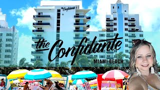 MIAMI BEACH HotelThe Confidante  1950s Miami Vibe  Yes Please Tour the Property with us [upl. by Zusman]