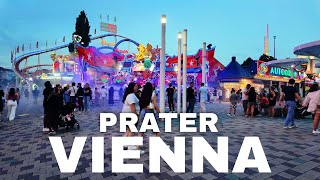 Prater Vienna Walking Tour 4K UHD [upl. by Stander]