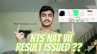 NTS NAT RESULT UPDATE  How to Prepare NTS NAT test  Tips to solve Nts [upl. by Law853]