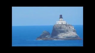 Ecola State Park Tillamook Rock Light Oregon [upl. by Pubilis753]