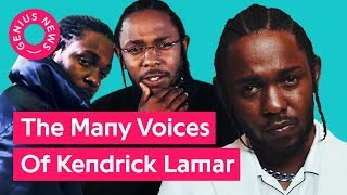 Tracking The Many Voices Of Kendrick Lamar  Genius News [upl. by Eittap]