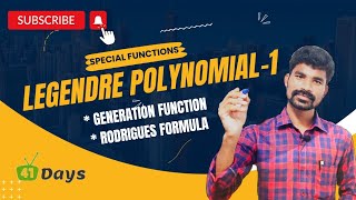 Special functions  Legendre Polynomial  Generating Function [upl. by Neros]