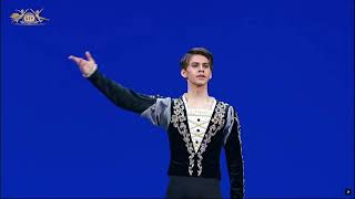 Makar Mikhalkin Russia  Albrecht Variation  XIV Moscow Ballet Competition Junior Round 1 [upl. by Dnalyar161]