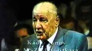 Kádár János beszéde az Országgyűlésben 1987 [upl. by Oirramaj]