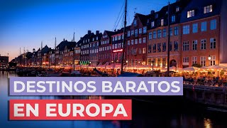 10 Destinos baratos en Europa que no te puedes perder 🇪🇺 [upl. by Bright]