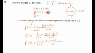 Definição de Derivada num Ponto  Matemática 12º Ano [upl. by Junette]