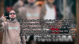 Dharius Ft Tornillo  Tony Montana Letra [upl. by Ledba891]