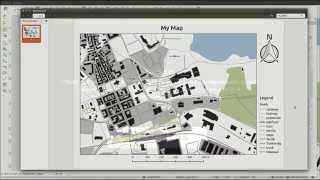 QGIS Basics Printing [upl. by Bathelda]