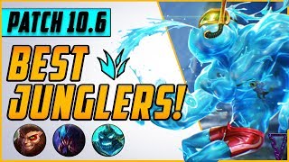 The BEST Junglers For All Ranks  Patch 107  Tier List League of Legends [upl. by Lazes]