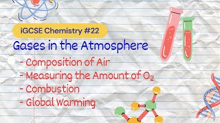 Gases in the Atmosphere  iGCSE Chemistry 22 [upl. by Disini17]