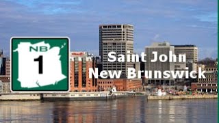 Ep8 Freeway Drive  Saint John NB Route 1 Saint John Throughway [upl. by Innis]