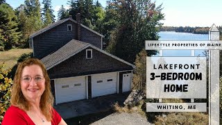 Lakefront Home For Sale  Maine Real Estate [upl. by Trebron]