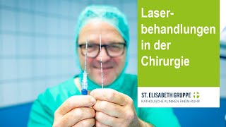 Laserbehandlungen in der Allgemein und Viszeralchirurgie des Marien Hospital Witten [upl. by Nealson]